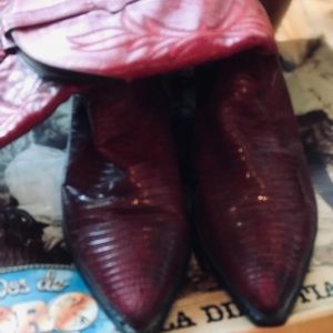 Men Snake Skin Cowboy Boots